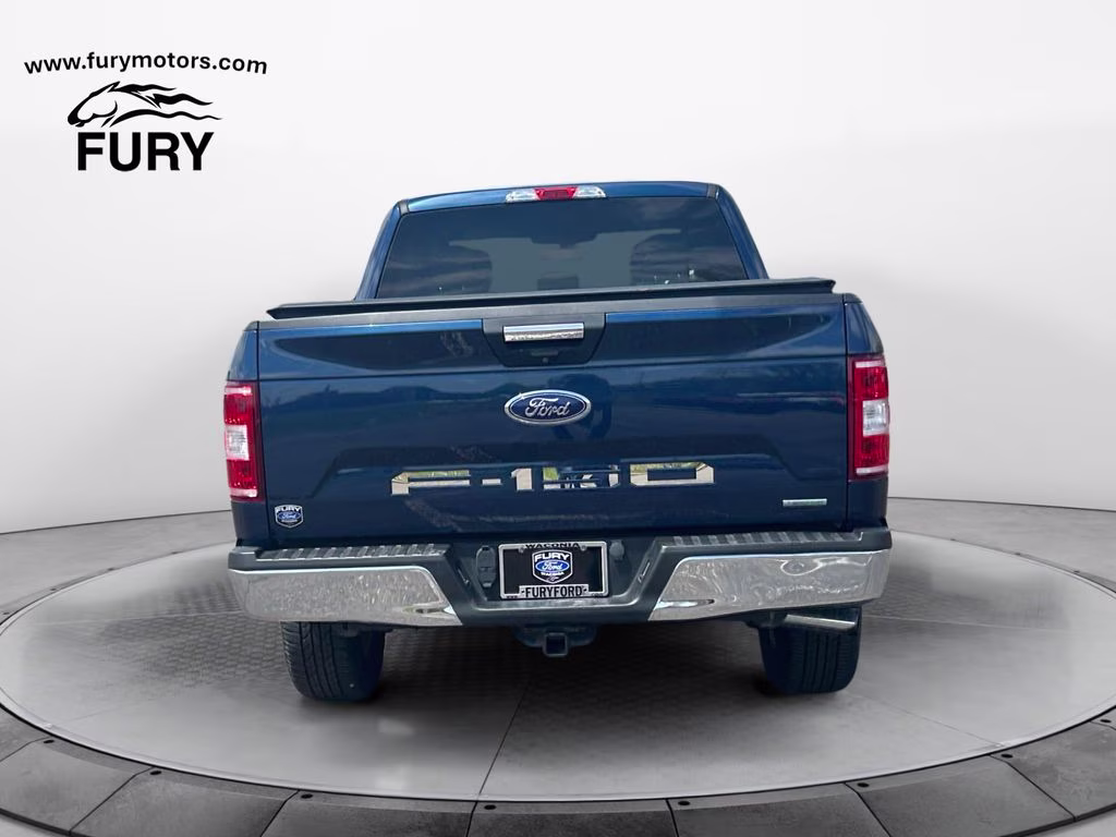 2019 Blue Jeans Metallic Ford F-150 XLT w/Chrome Appearance Pkg 4X4 Truck