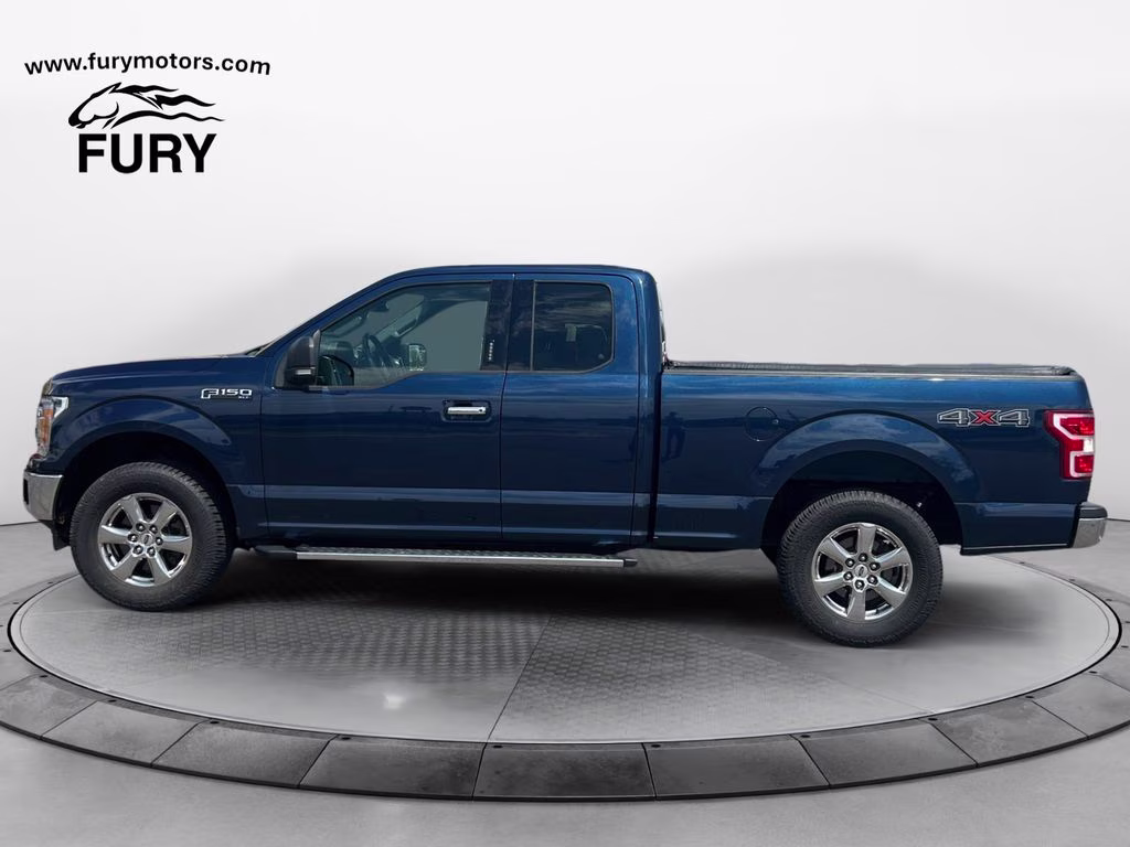 2019 Blue Jeans Metallic Ford F-150 XLT w/Chrome Appearance Pkg 4X4 Truck