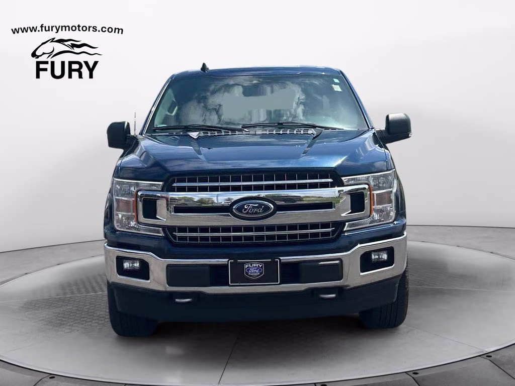 2019 Blue Jeans Metallic Ford F-150 XLT w/Chrome Appearance Pkg 4X4 Truck