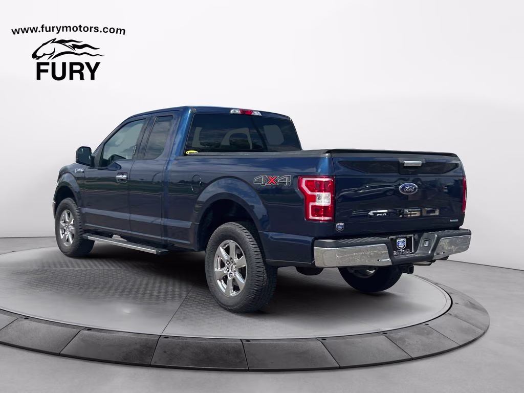 2019 Blue Jeans Metallic Ford F-150 XLT w/Chrome Appearance Pkg 4X4 Truck