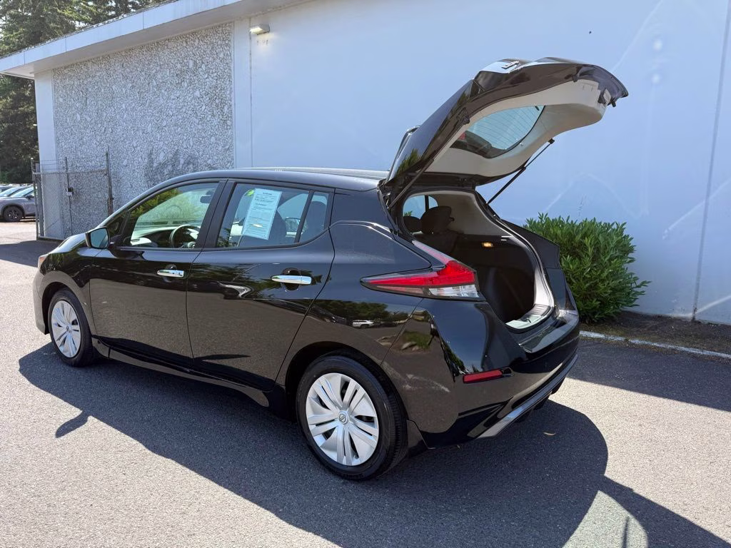 2024 Super Black Nissan LEAF S FWD Hatchback