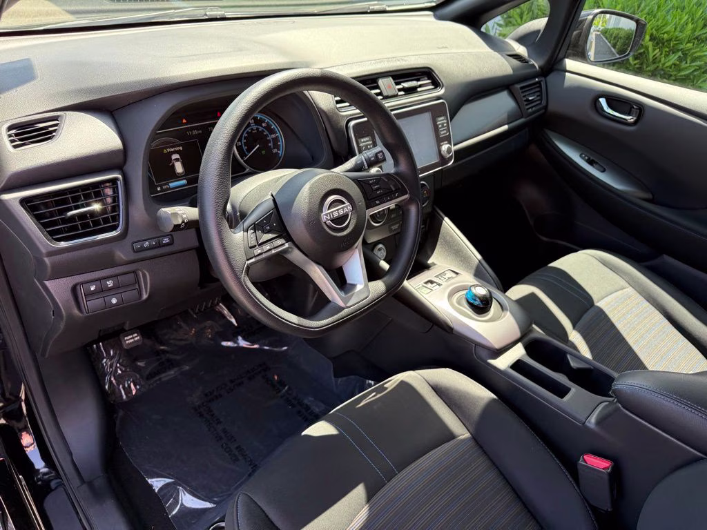 2024 Super Black Nissan LEAF S FWD Hatchback