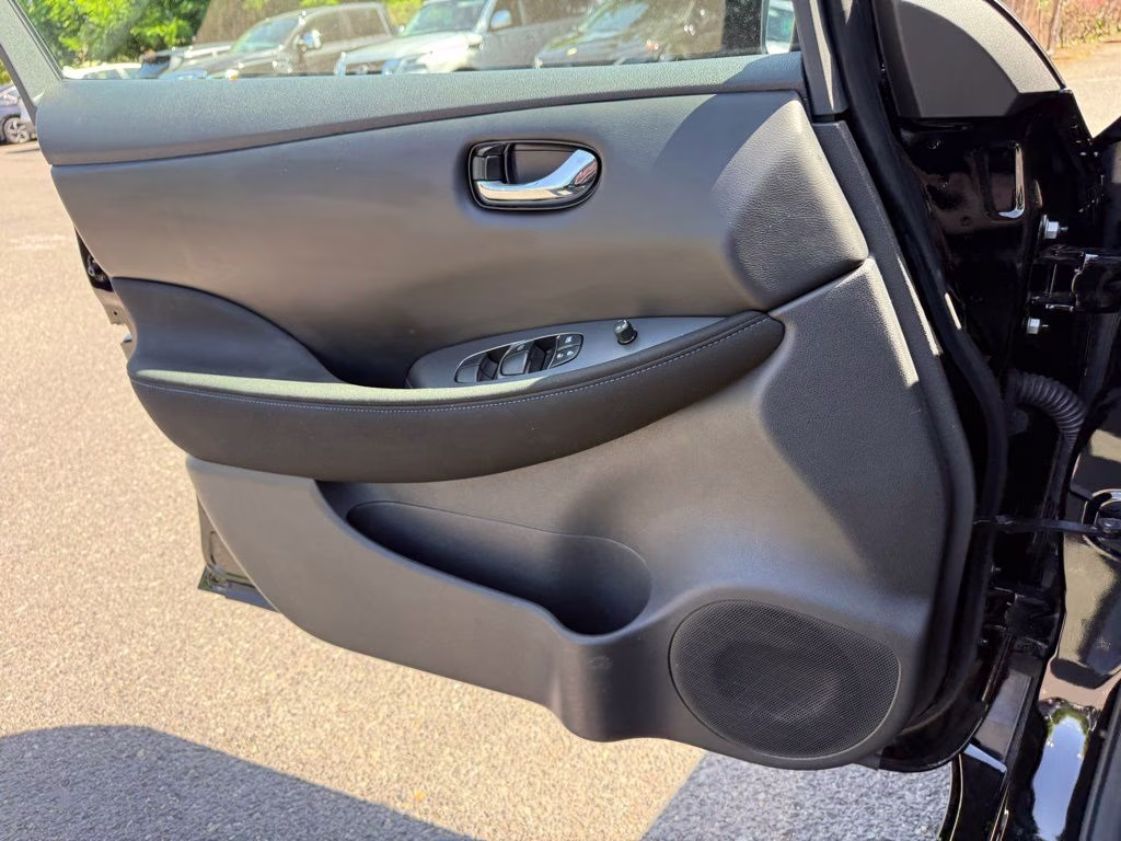 2024 Super Black Nissan LEAF S FWD Hatchback