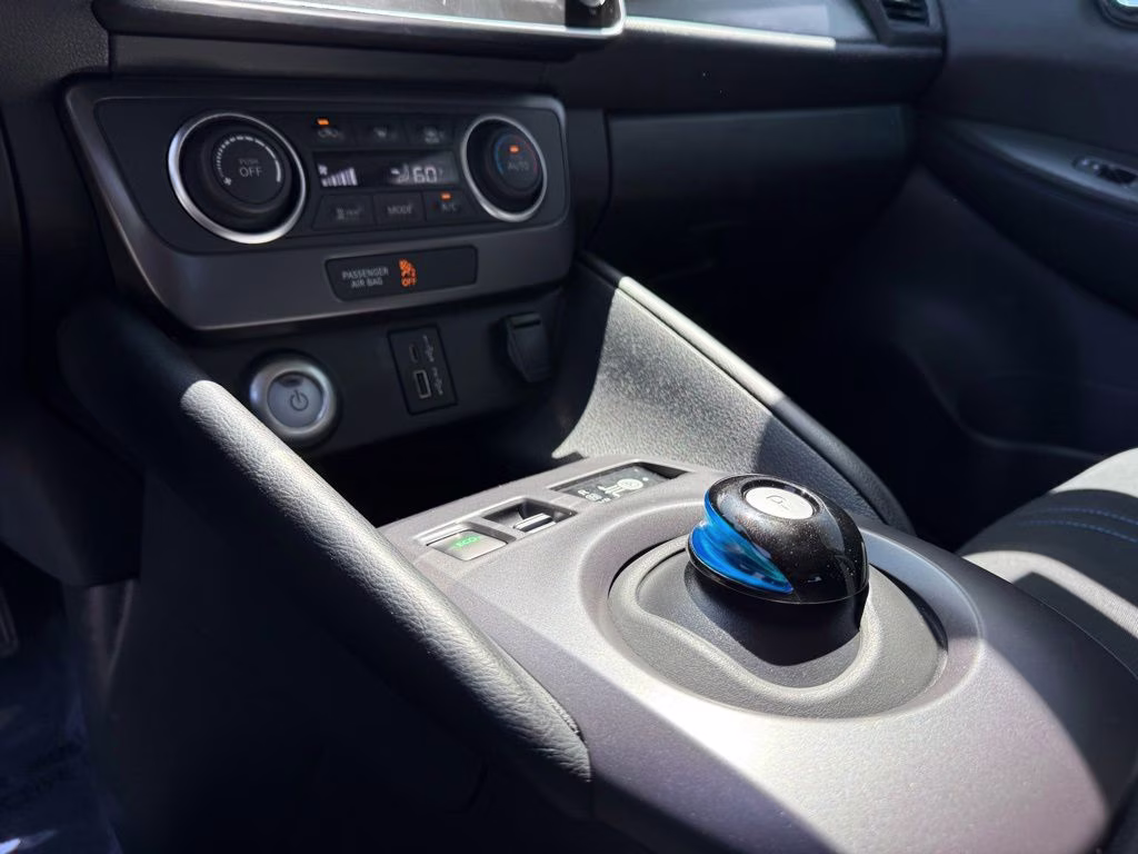 2024 Super Black Nissan LEAF S FWD Hatchback
