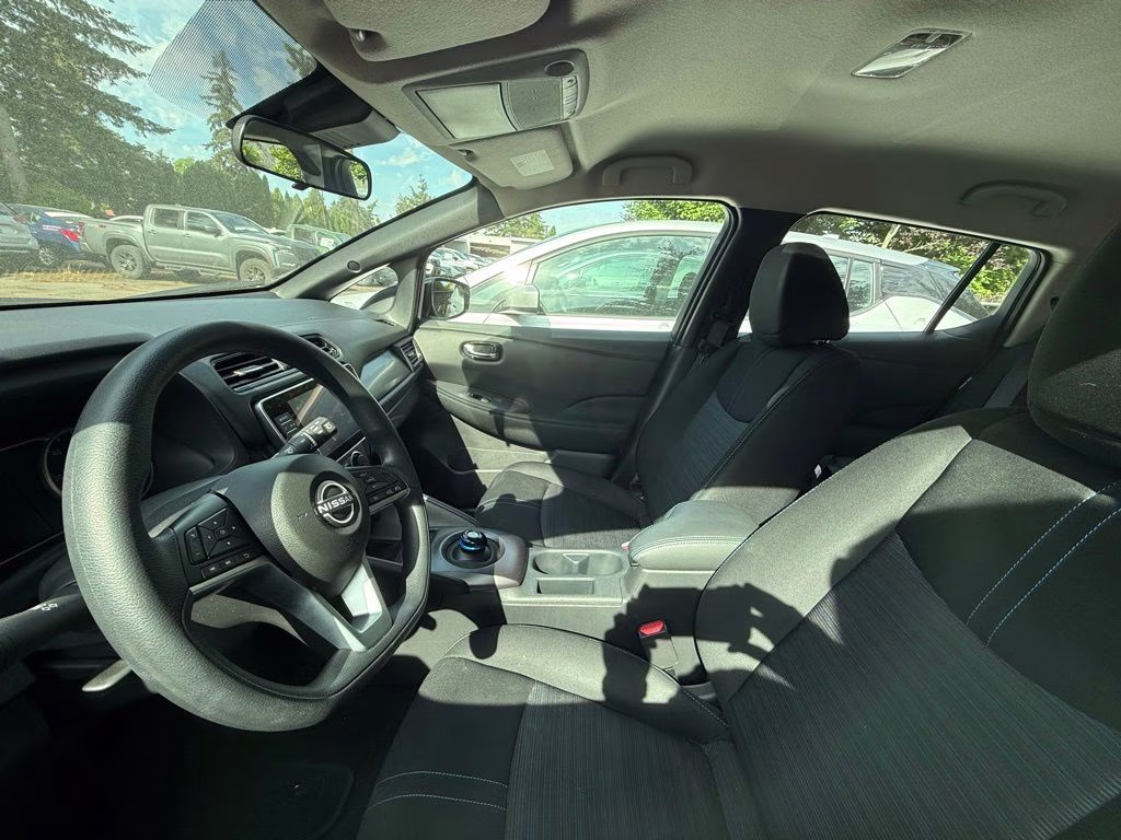 2024 Super Black Nissan LEAF S FWD Hatchback