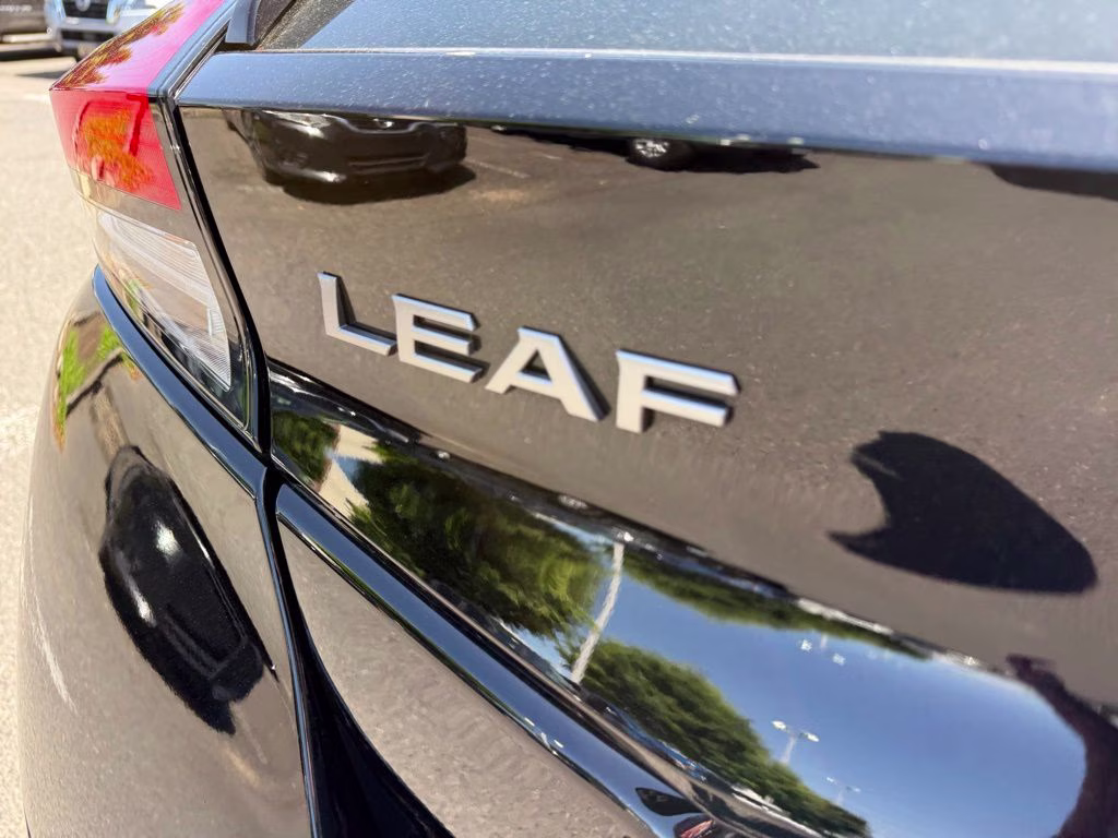 2024 Super Black Nissan LEAF S FWD Hatchback