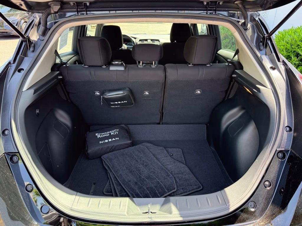 2024 Super Black Nissan LEAF S FWD Hatchback