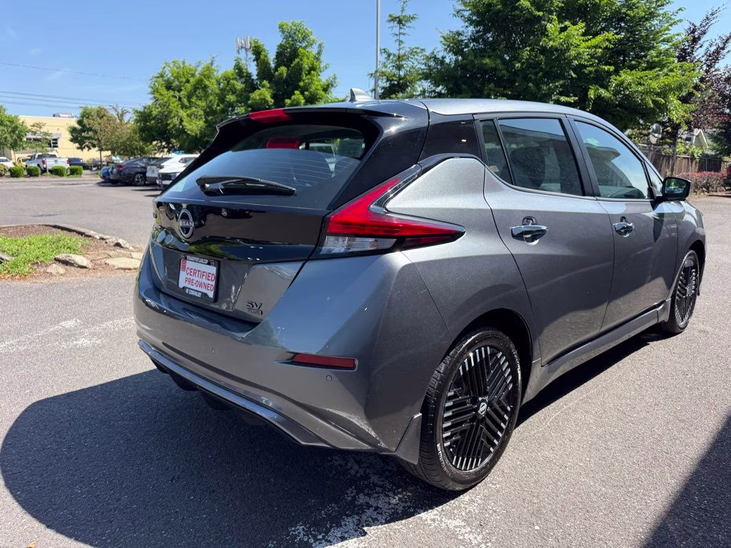 2024 Gun Metallic Nissan LEAF SV Plus FWD Hatchback