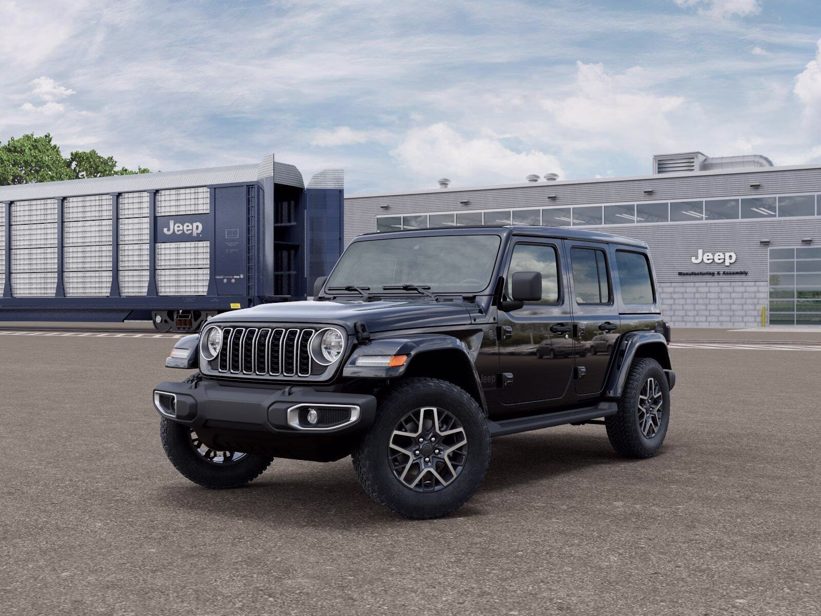 2026 Black Clear Coat Jeep Wrangler Wrangler 4-door Sahara 4X4 4-door