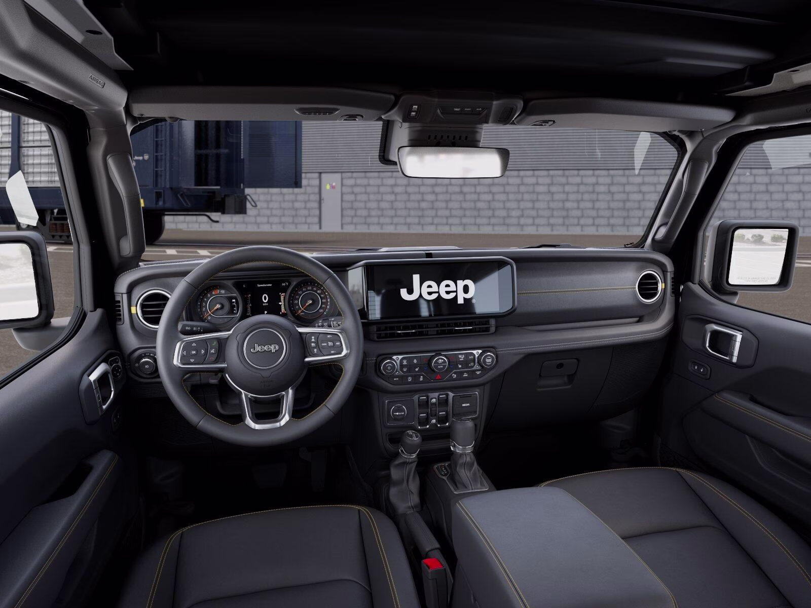 2026 Black Clear Coat Jeep Wrangler Wrangler 4-door Sahara 4X4 4-door