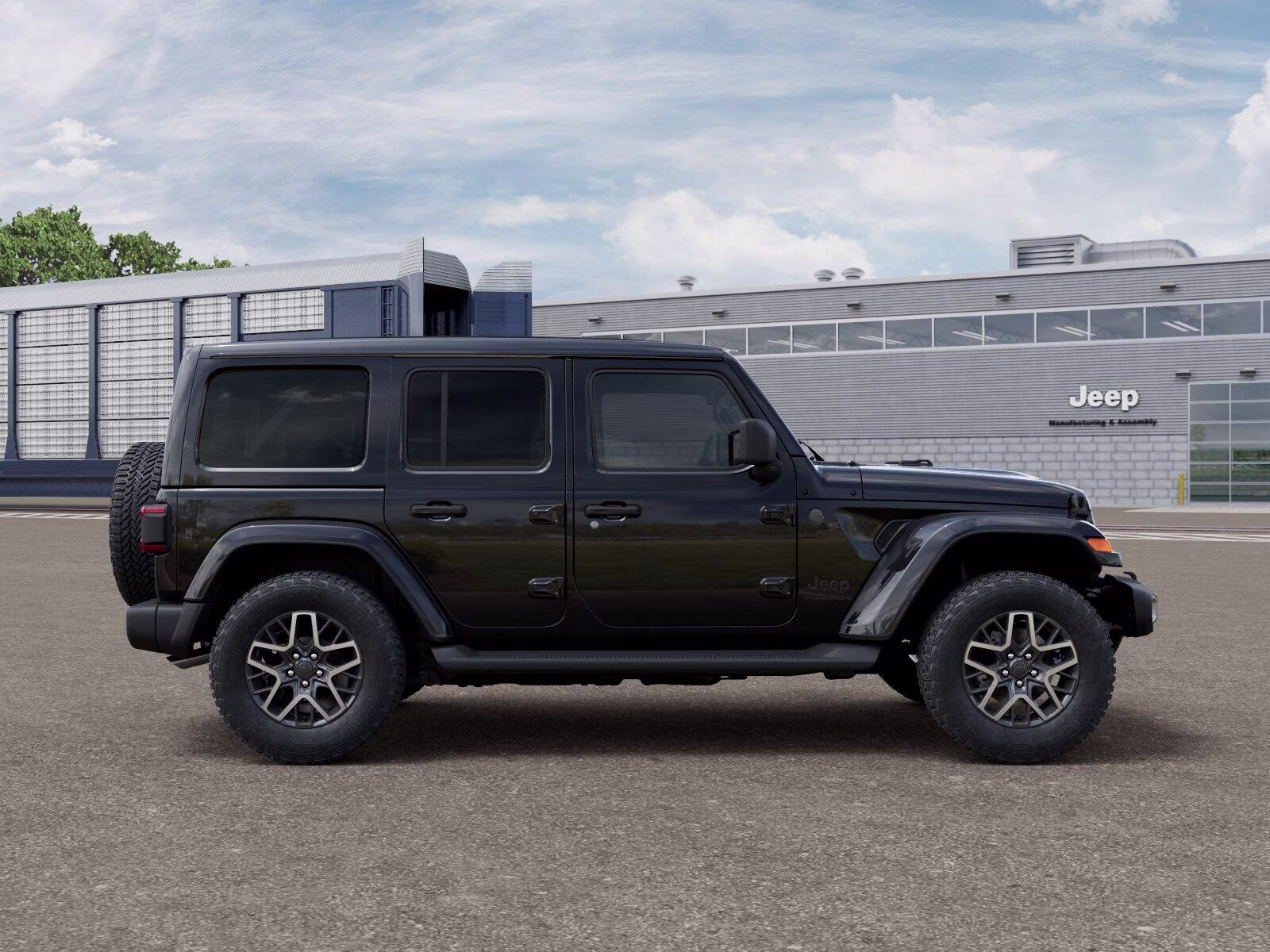 2026 Black Clear Coat Jeep Wrangler Wrangler 4-door Sahara 4X4 4-door