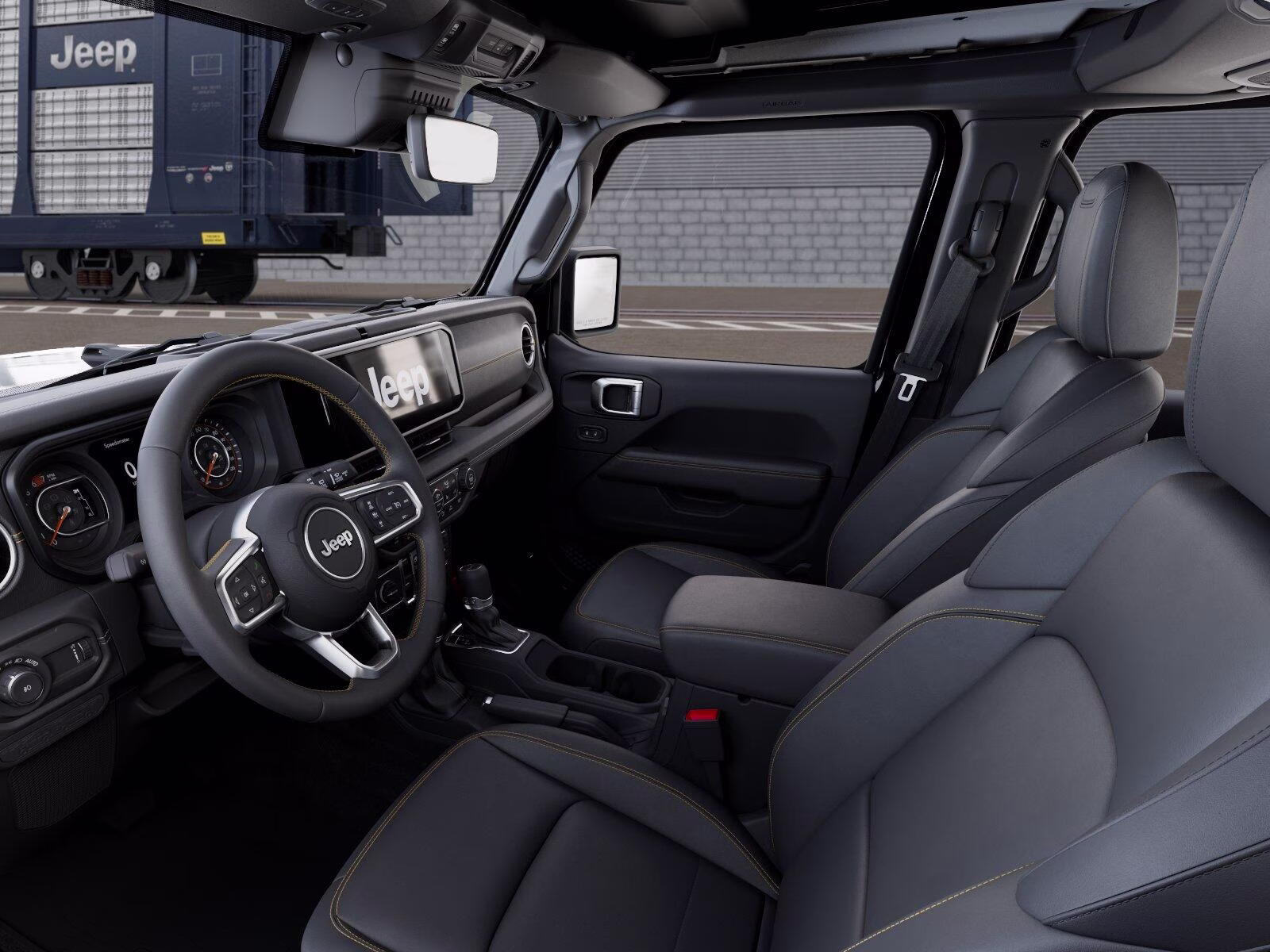2026 Black Clear Coat Jeep Wrangler Wrangler 4-door Sahara 4X4 4-door