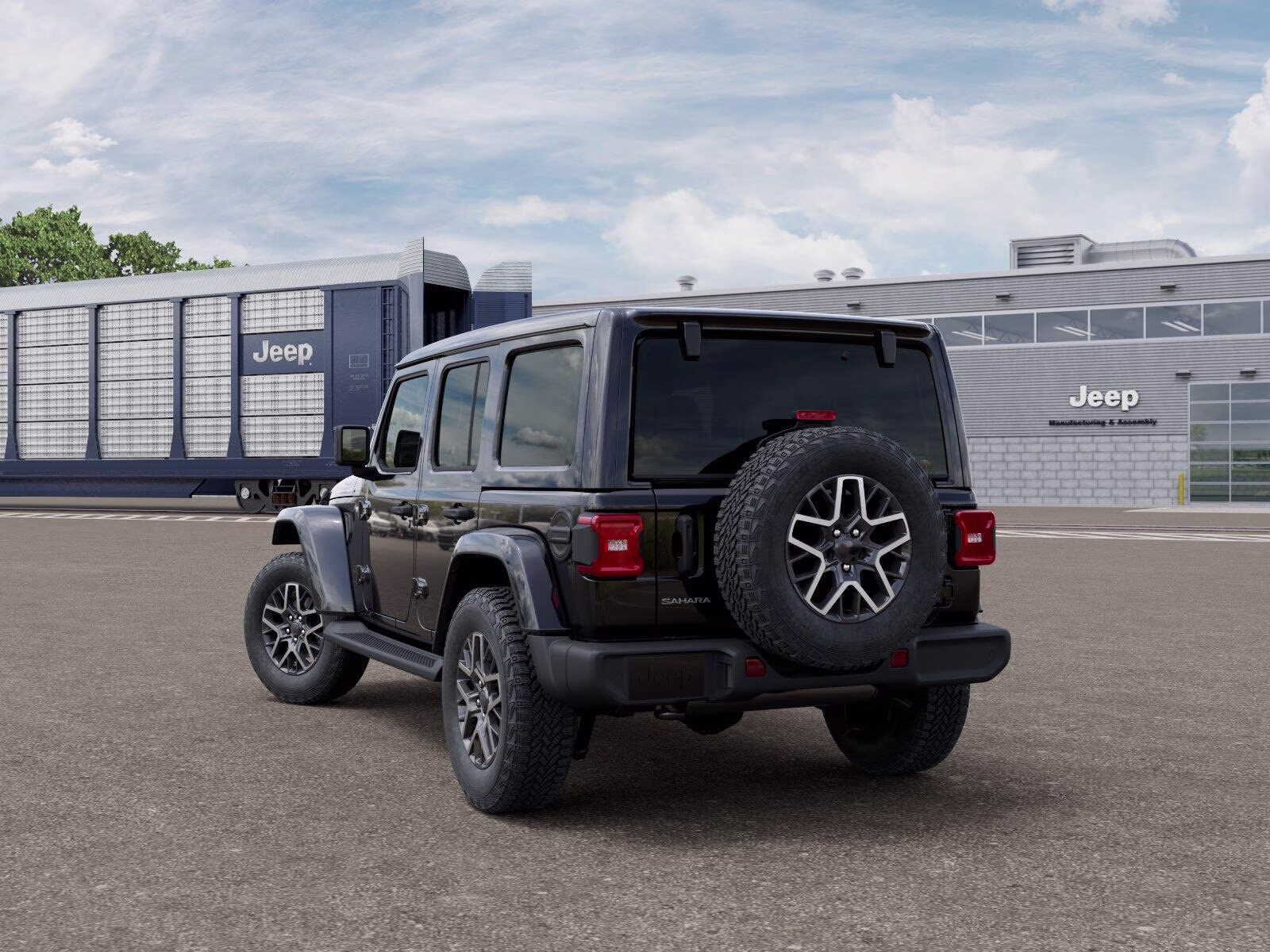 2026 Black Clear Coat Jeep Wrangler Wrangler 4-door Sahara 4X4 4-door