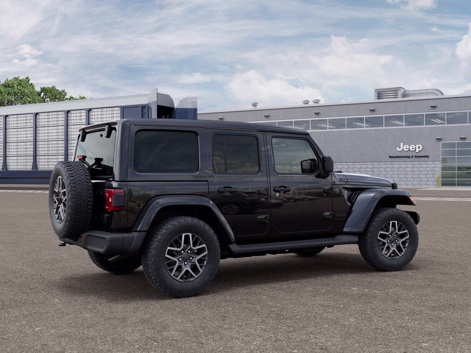 2026 Black Clear Coat Jeep Wrangler Wrangler 4-door Sahara 4X4 4-door