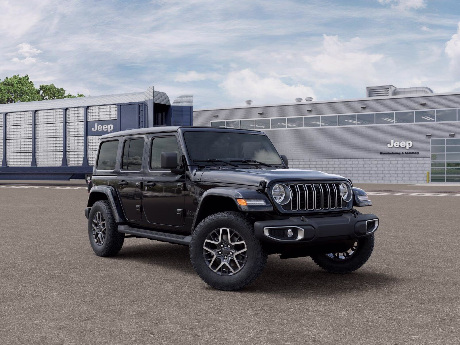2026 Black Clear Coat Jeep Wrangler Wrangler 4-door Sahara 4X4 4-door