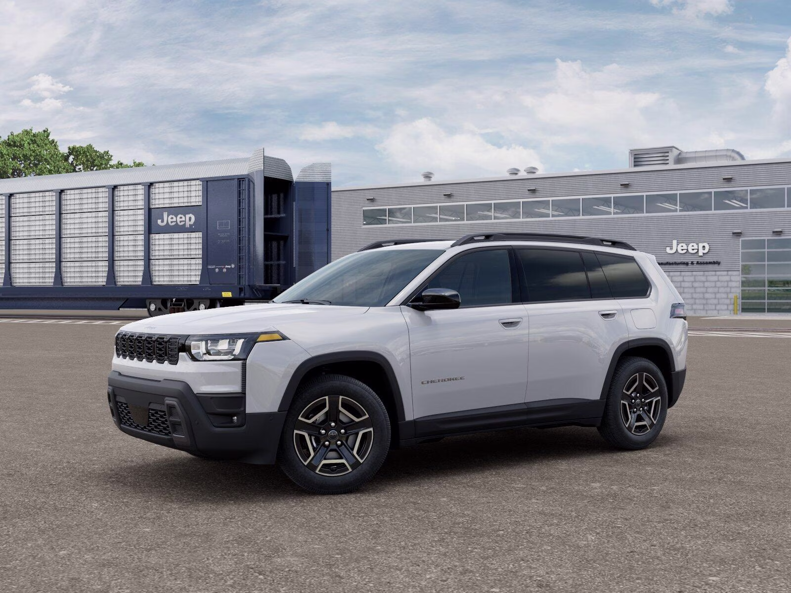 2026 Bright White Clear Coat Jeep Cherokee Cherokee Laredo 4x4 4X4 SUV
