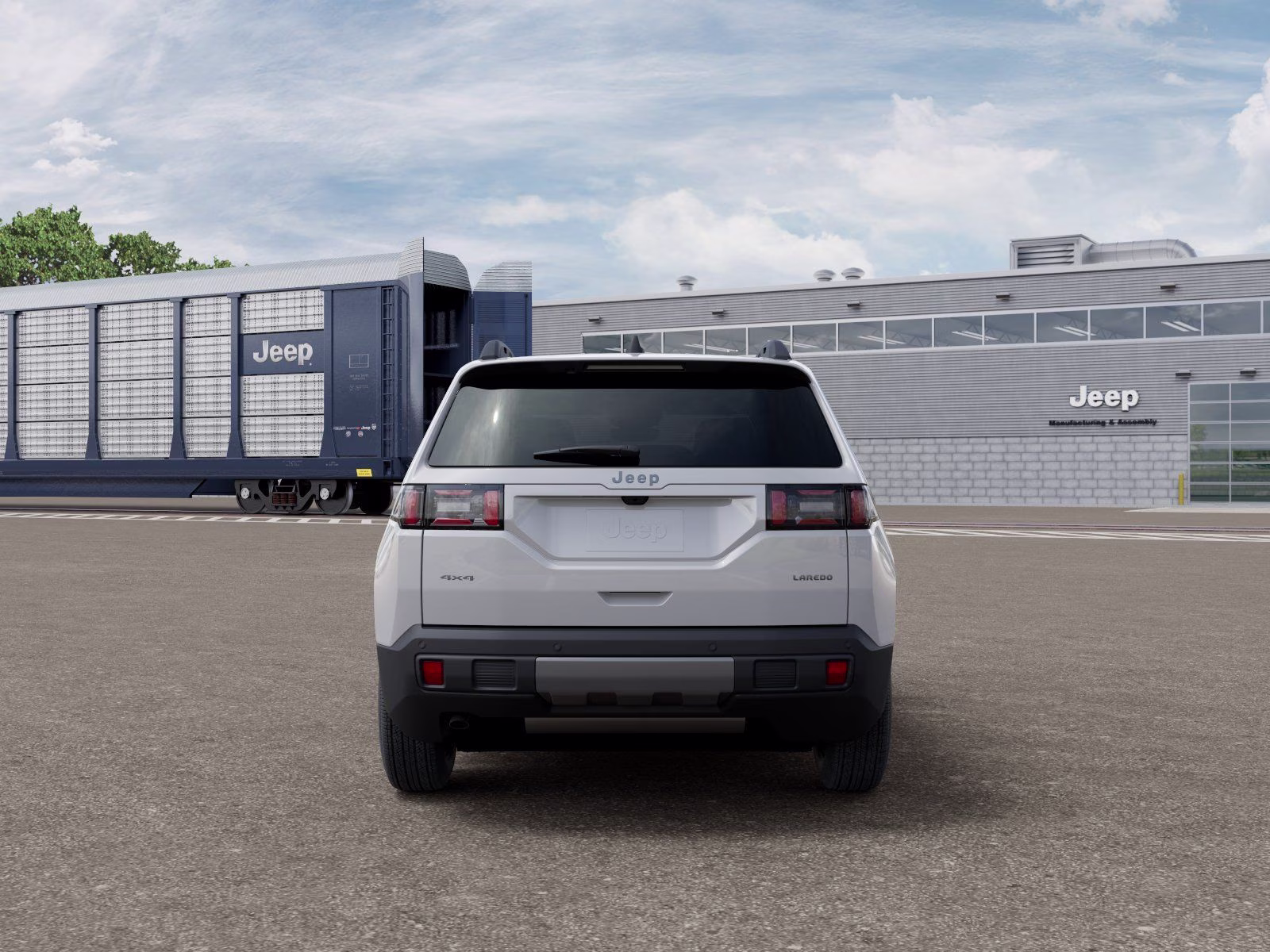 2026 Bright White Clearcoat Jeep Cherokee Laredo 4X4 SUV