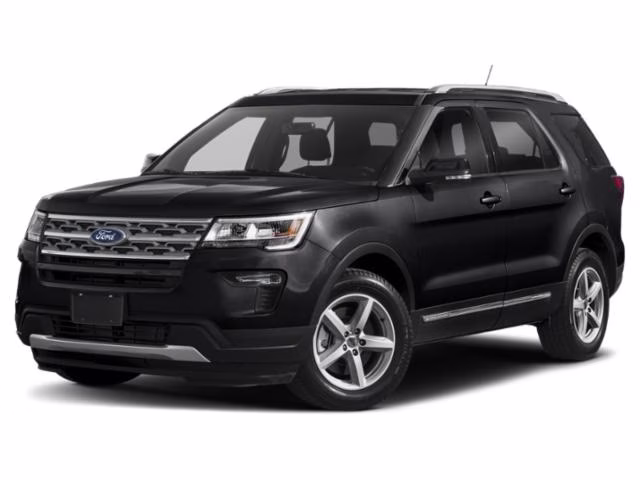 2018 Black Ford Explorer XLT 4X4 SUV