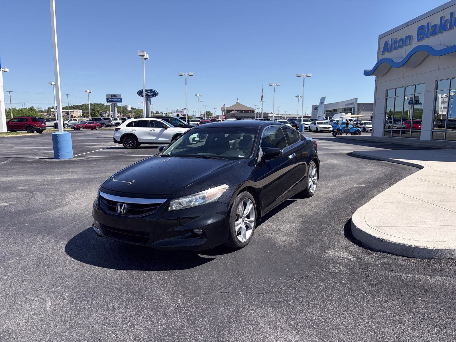 2011 Crystal Black Pearl Honda Accord Cpe EX-L FWD Coupe