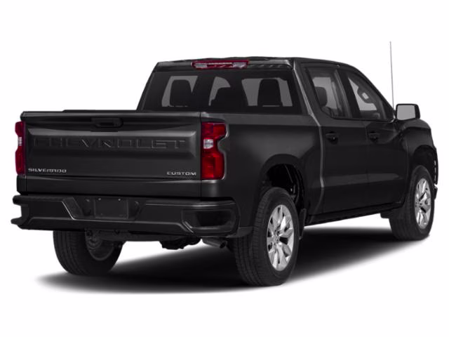 2022 Black Chevrolet Silverado 1500 LTD Custom 4X4 Truck