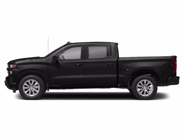 2022 Black Chevrolet Silverado 1500 LTD Custom 4X4 Truck