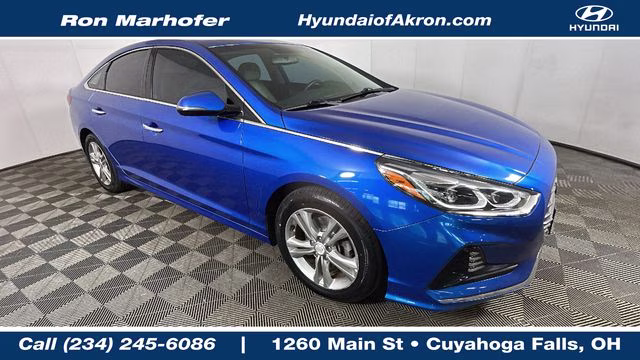 2018 Electric Blue Hyundai Sonata Limited FWD Sedan