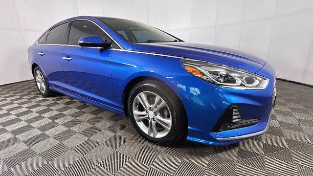 2018 Electric Blue Hyundai Sonata Limited FWD Sedan