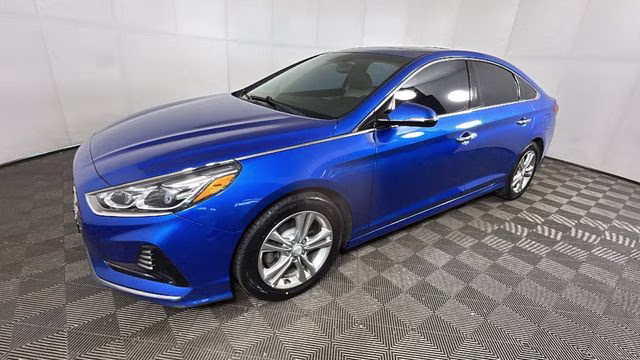 2018 Electric Blue Hyundai Sonata Limited FWD Sedan