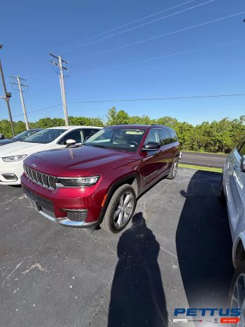 2021 RED Jeep Grand Cherokee L Limited 4X4 SUV