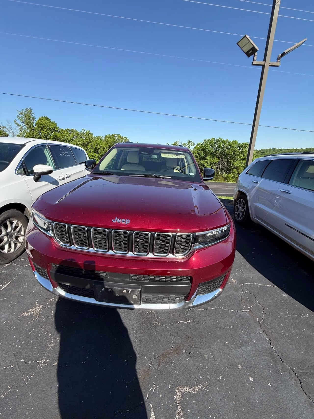 2021 RED Jeep Grand Cherokee L Limited 4X4 SUV