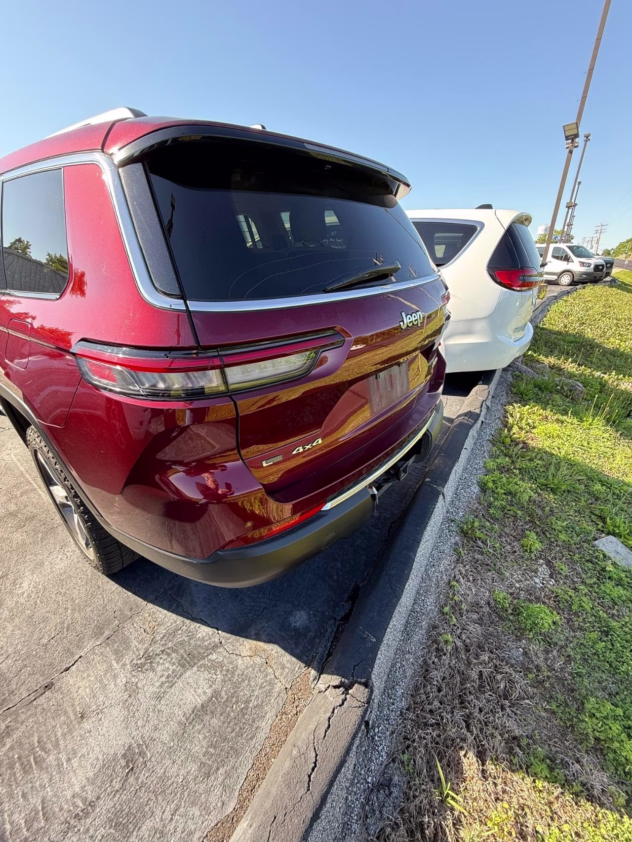 2021 RED Jeep Grand Cherokee L Limited 4X4 SUV