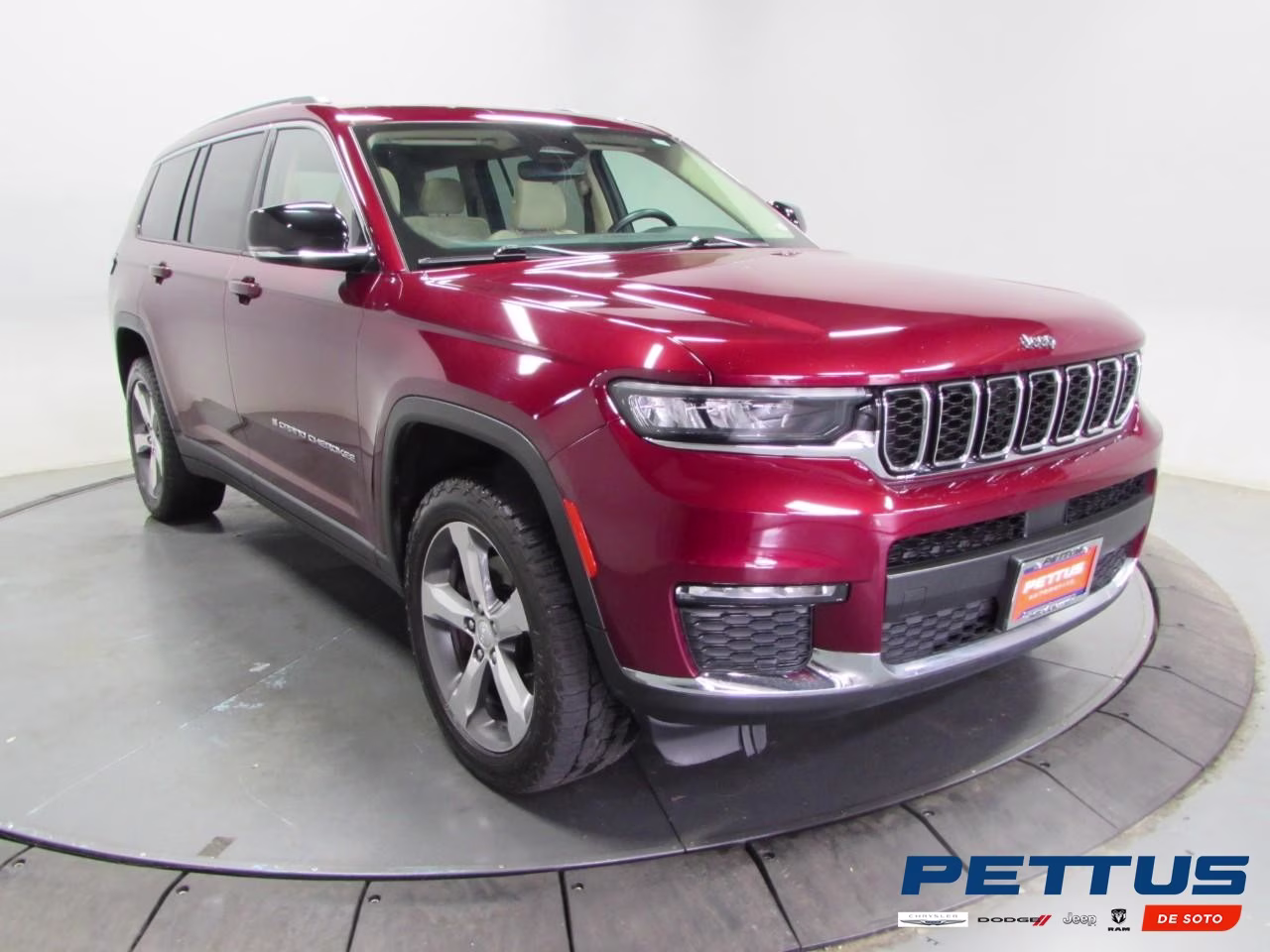 2021 Velvet Red Pearlcoat Jeep Grand Cherokee L Limited 4X4 SUV