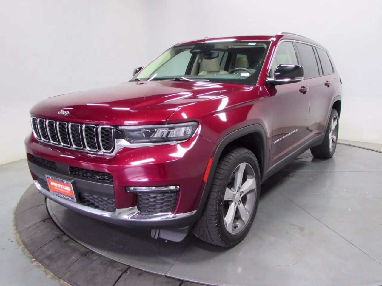 2021 Velvet Red Pearlcoat Jeep Grand Cherokee L Limited 4X4 SUV