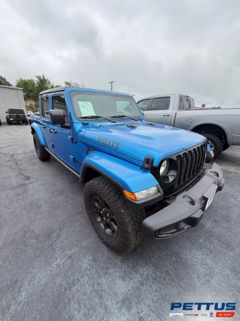 2023 BLUE Jeep Gladiator Willys 4X4 Truck