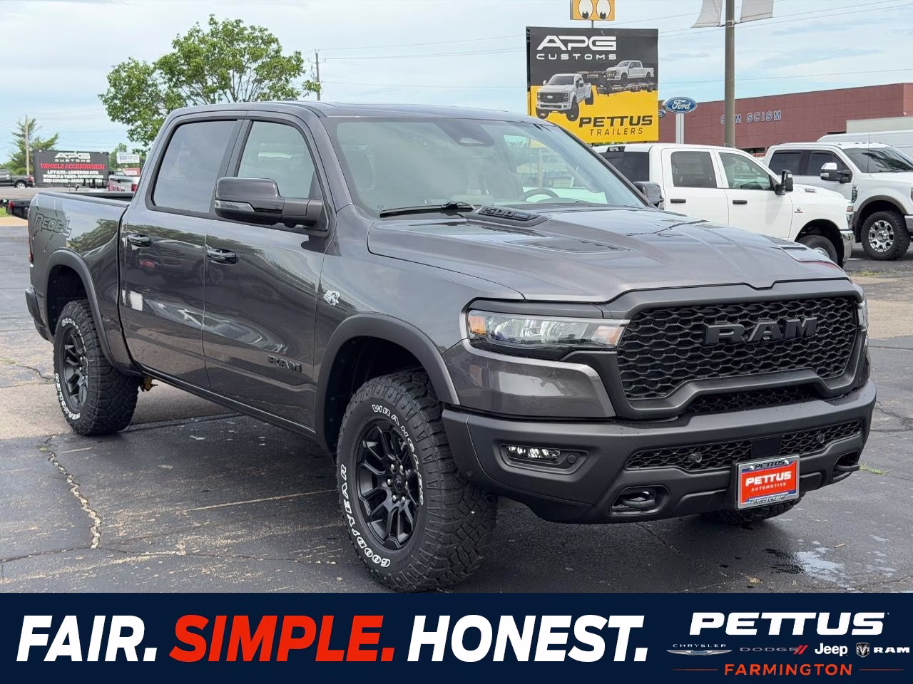 2026 Granite Crystal Metallic Clearcoat Ram 1500 Rebel 4X4 Truck