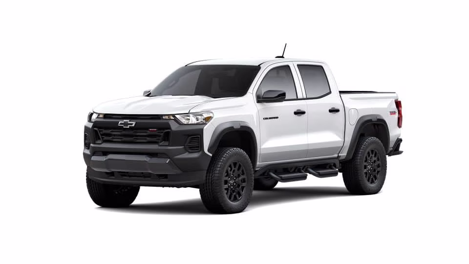 2026 White Chevrolet Colorado Trail Boss 4X4 Truck