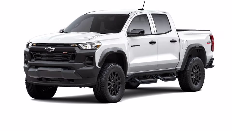2026 White Chevrolet Colorado Trail Boss 4X4 Truck