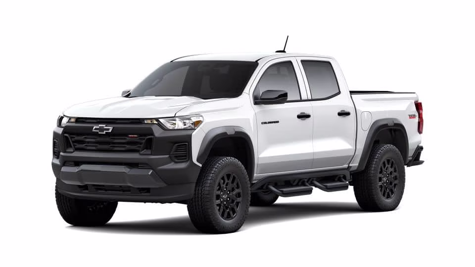 2026 White Chevrolet Colorado Trail Boss 4X4 Truck