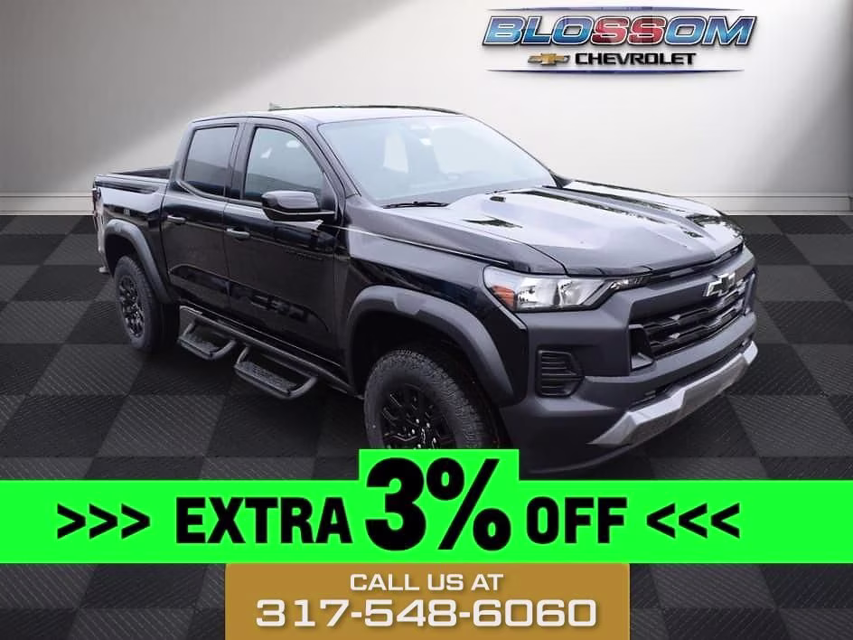 2026 Black Chevrolet Colorado Trail Boss 4X4 Truck