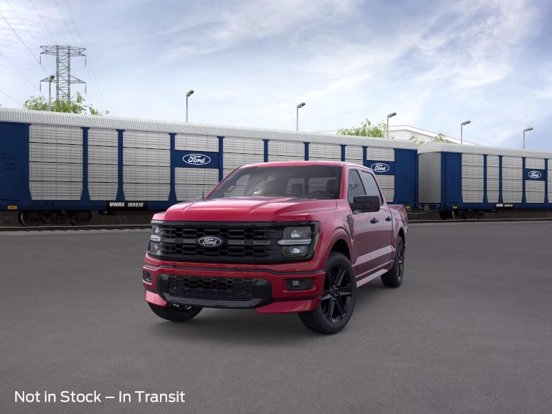 2026 Ruby Red Metallic Tinted Clearcoat Ford F-150 STX 4X4 Truck