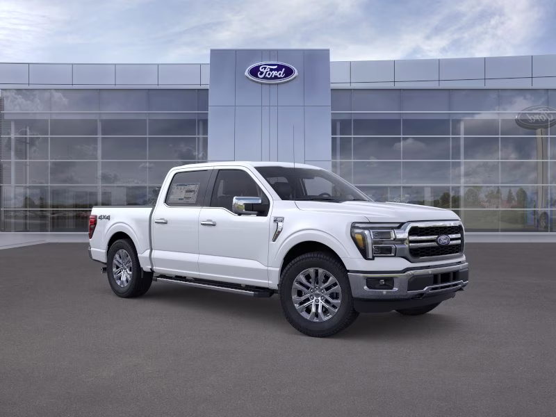 2026 Star White Metallic Tri-Coat Ford F-150 LARIAT 4X4 Truck