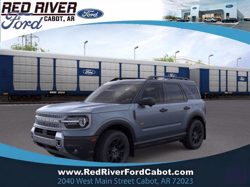 2026 Azure Gray Metallic Tri-Coat Ford Bronco Sport Badlands 4X4 SUV