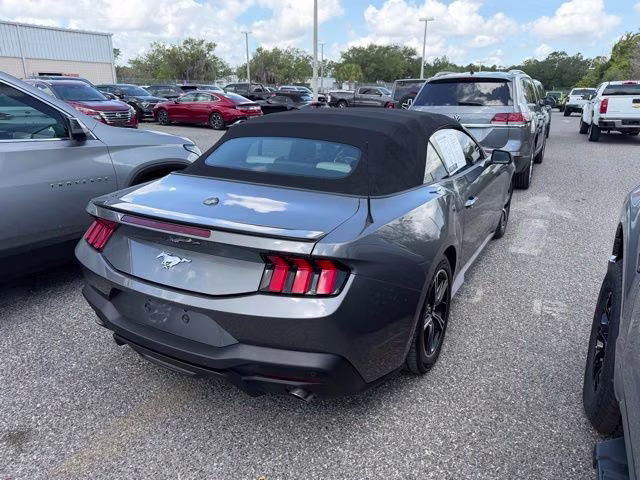 2024 Gray Metallic Ford Mustang EcoBoost Premium RWD Convertible