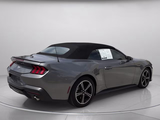 2024 Gray Metallic Ford Mustang EcoBoost Premium RWD Convertible