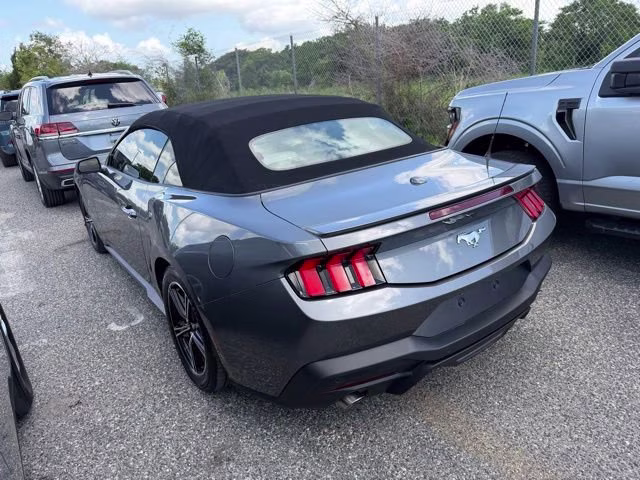 2024 Gray Metallic Ford Mustang EcoBoost Premium RWD Convertible
