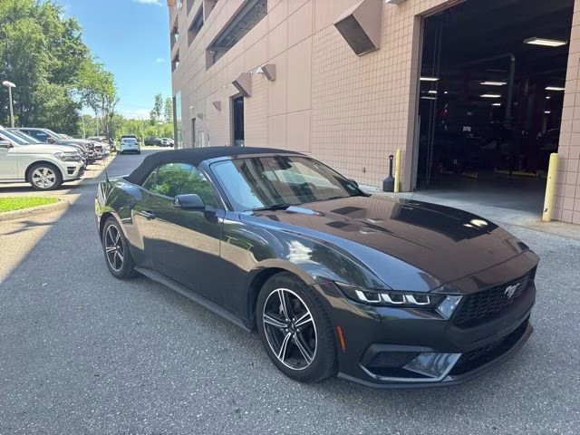 2024 Dark Matter Gray Metallic Ford Mustang EcoBoost Premium RWD Convertible