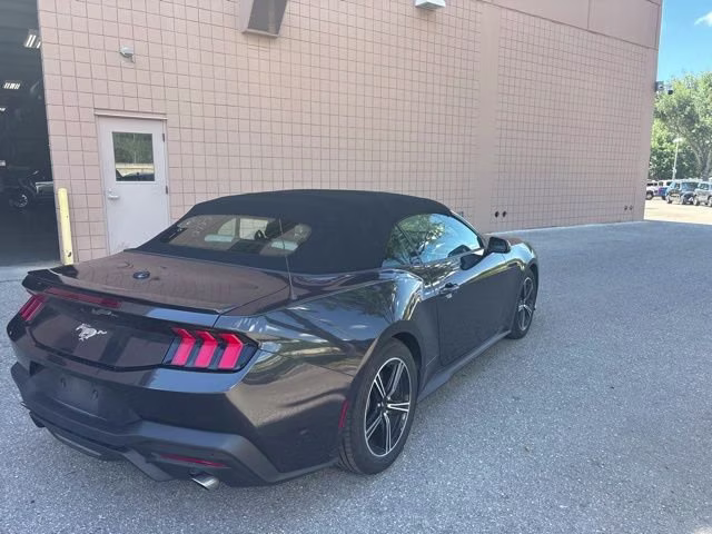 2024 Dark Matter Gray Metallic Ford Mustang EcoBoost Premium RWD Convertible
