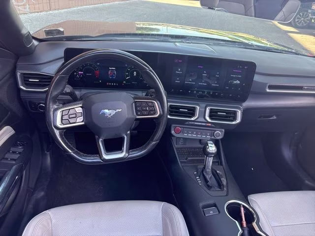 2024 Dark Matter Gray Metallic Ford Mustang EcoBoost Premium RWD Convertible