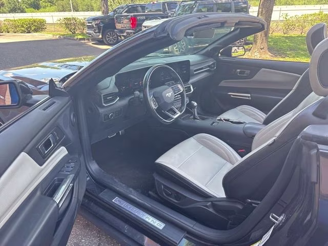2024 Dark Matter Gray Metallic Ford Mustang EcoBoost Premium RWD Convertible