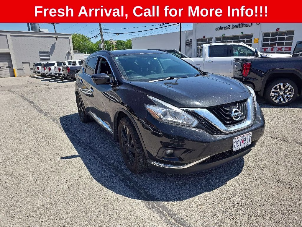 2017 Magnetic Black Metallic Nissan Murano Platinum FWD SUV
